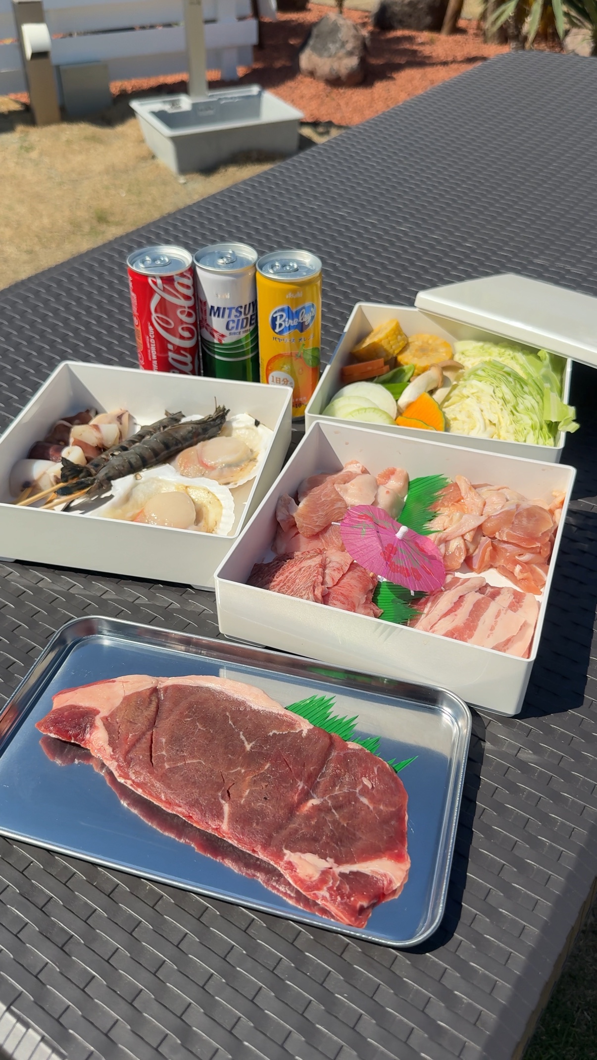 TAIYO sunny villageのBBQ食材セット